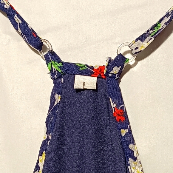 Gorgeous EUC Women's Spaghetti Strap Asymmetrical Midi Dress, Size Large - Picture 2 of 9